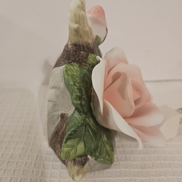 Porcelain Pink Rose Nightlight, home deco, bedroom lite, kitchen lite, hall lite - Picture 4 of 9